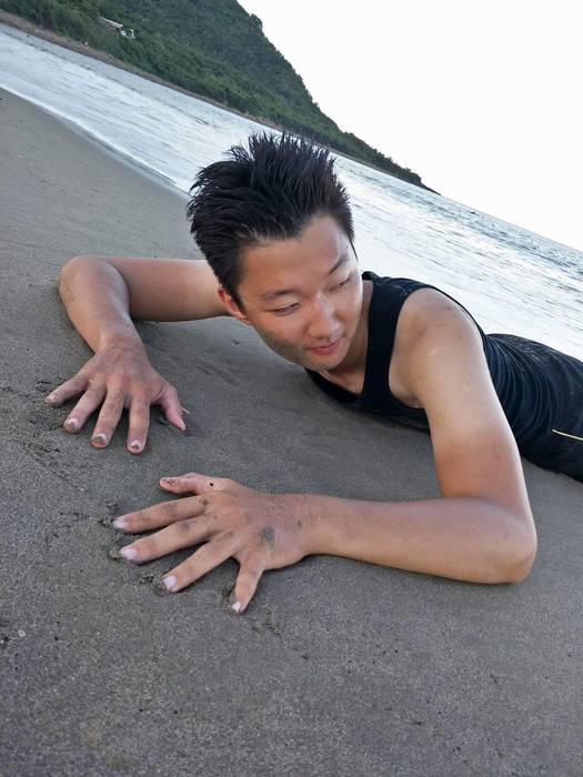 Luo Xun拍攝遊戲宣傳影片工作照（照片由Luo Xun提供）圖片