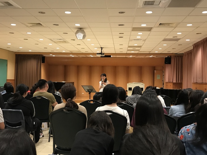 黃敬婷 講座現場（中山大學音樂系　提供)圖片