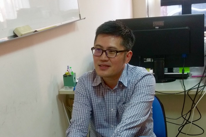行傳所89級校友丁源宏，現任桃園機場公司企劃暨行銷處副處長。（圖／中山行傳所提供）圖片