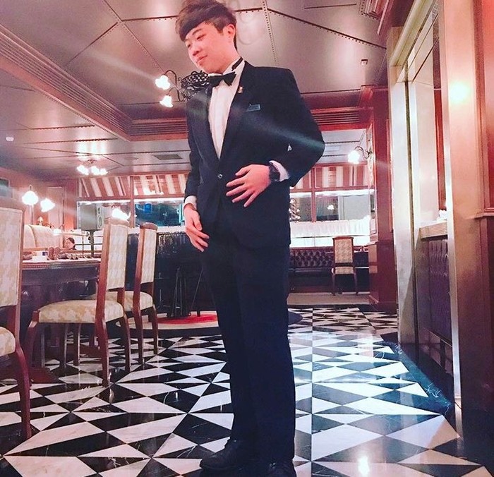 每天把自己打理的整齊是餐旅人的日常必修課 （陳信凱 提供）圖片