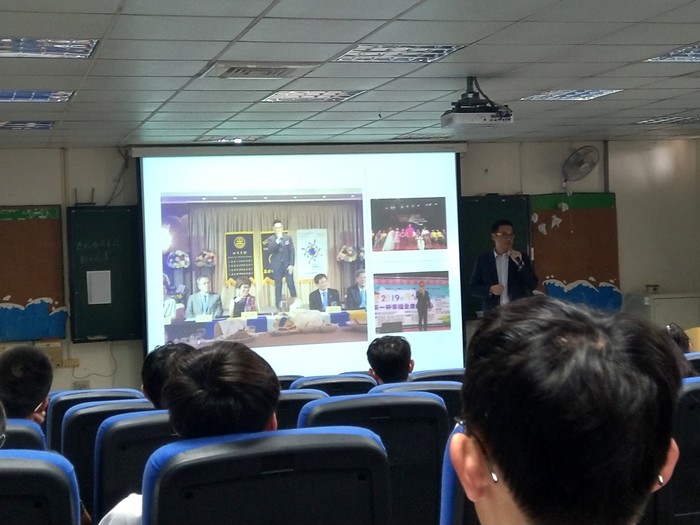 徐培凱擔任扶輪社社長舉辦多次活動（中山大學海資系　提供）圖片
