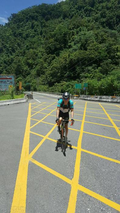 工作之餘單車環島　賴彥廷積極豐富生活（賴彥廷提供）圖片