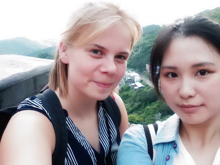 鍾愛德國、芬蘭的李函融，藉由語言交換，結識芬蘭友人。（圖／李函融提供）圖片