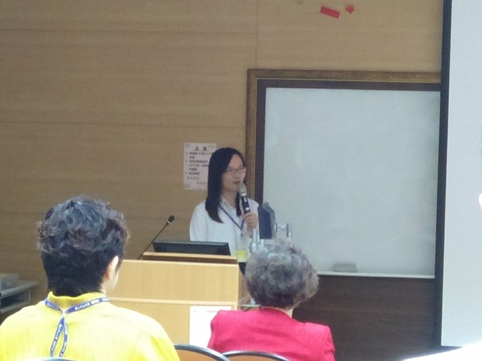 許韻樺回母校演講 暢談公務員之路心得（中山教育所提供）圖片