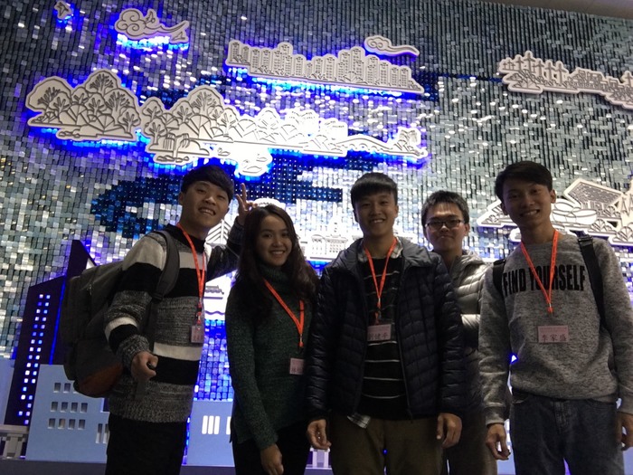 沈承彥大學時期參與大陸交流營 （沈承彥 提供）圖片