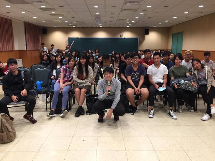 陳柏為赴中山大學演講 分享至今影像工作經驗（中山大學音樂系 提供）圖片
