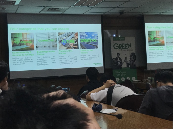 「Go Green in the City」全球綠能創意競賽　設定主題鼓勵學生發揮創意（鄧宇佑　攝）