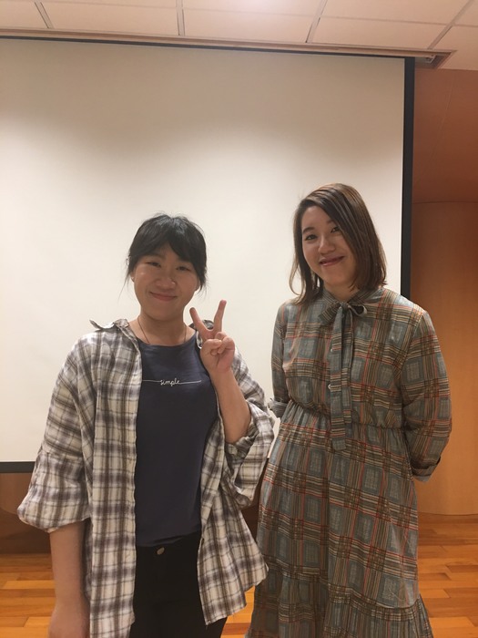 黃薏靜（左）與林潔如（右）（中山大學音樂系　提供）圖片