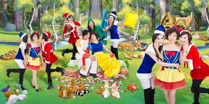 迪士尼兒童相館　重現卡通夢幻風格（趙駿超　提供）圖片