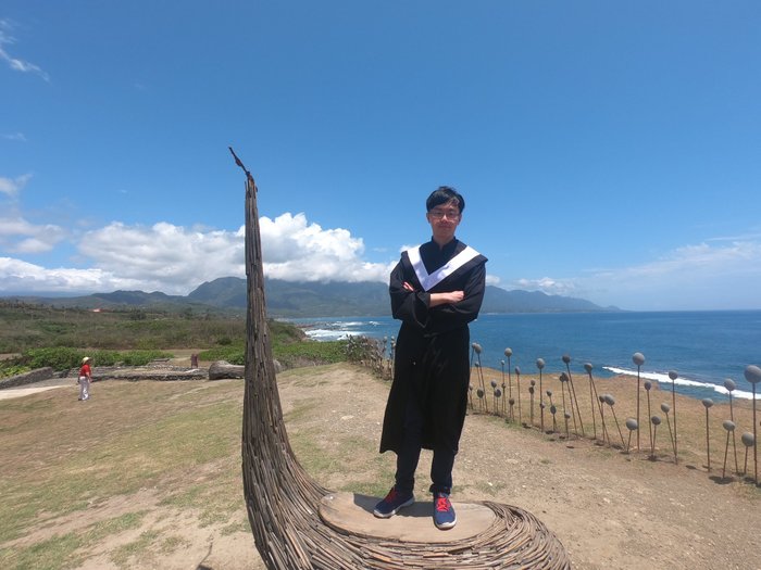 施銘奇學士畢業於中山後便繼續在中山就讀五年學碩 (圖片來源：施銘奇提供)圖片
