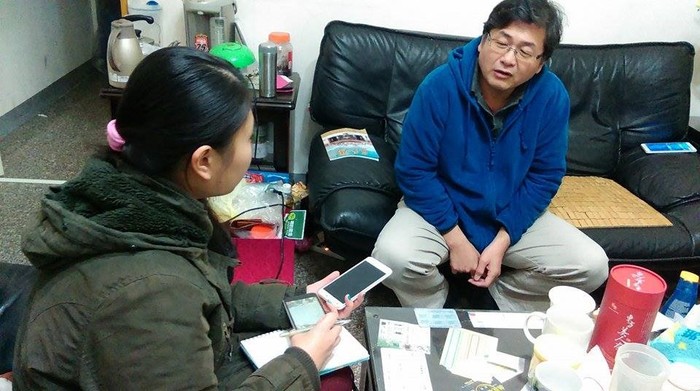 採訪中圖片