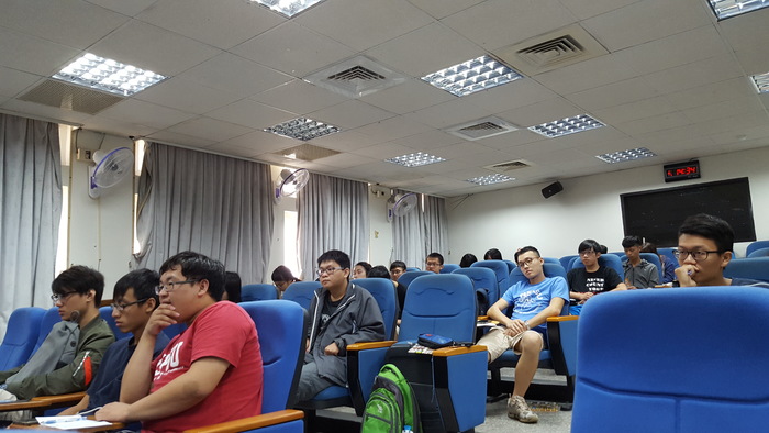 劉鐘麟講座現場（中山大學海資系 提供）圖片