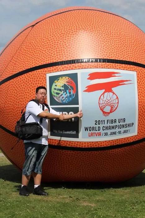 2011 U19世界籃球錦標賽任台灣隊隨隊記者 （王承文 提供）