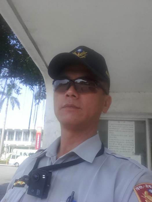 涂志強值勤照（涂志強提供）圖片